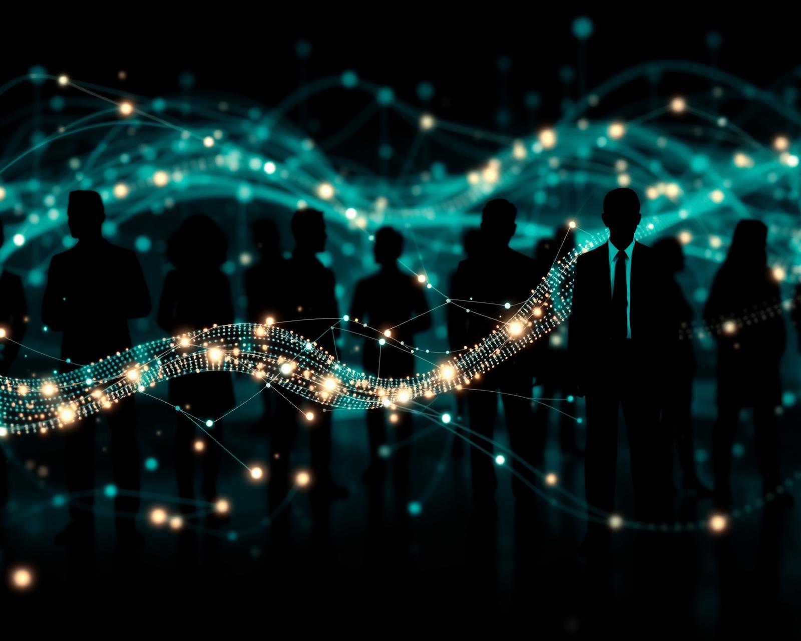 Visualization of human capital networks powered by AI